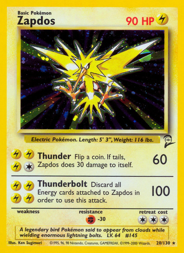 Zapdos - Base Set 2 - #20