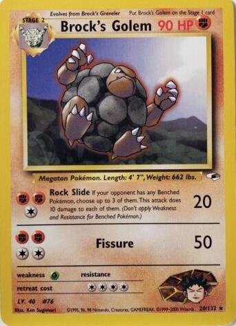 Brock's Golem - Gym Heroes - #20