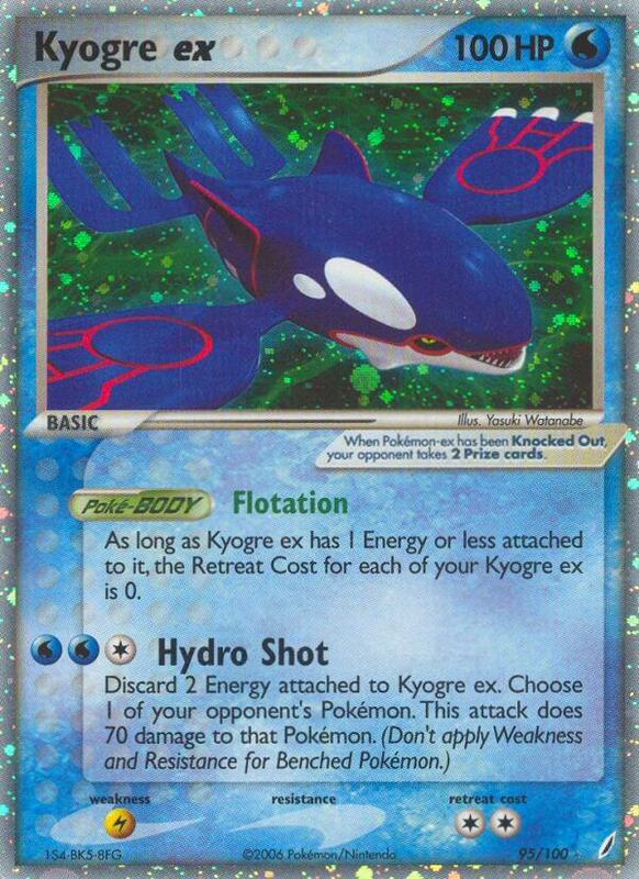 Kyogre ex - EX Crystal Guardians - #95