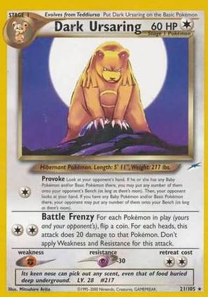 Dark Ursaring - Neo Destiny - #21