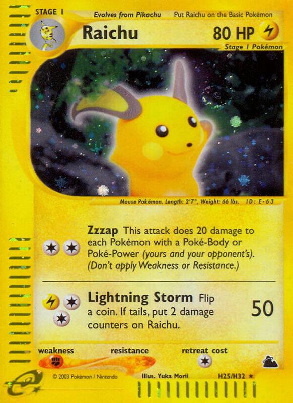Raichu - Skyridge - #H25