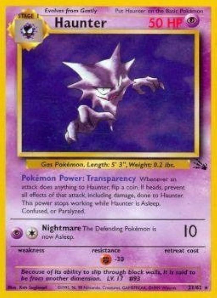 Haunter - Fossil - #21