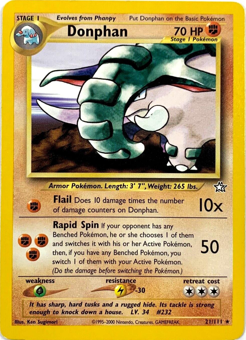 Donphan - Neo Genesis - #21