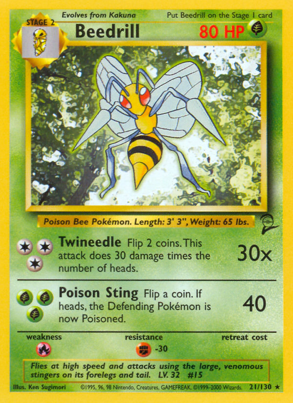 Beedrill - Base Set 2 - #21