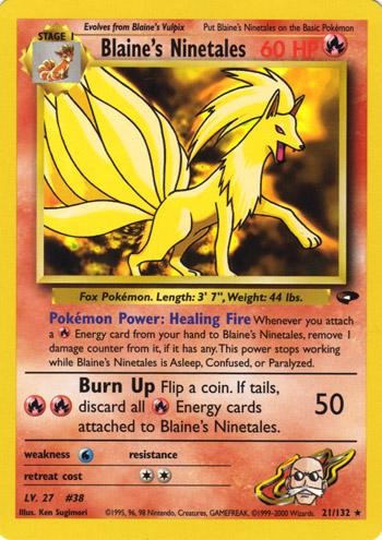 Blaine's Ninetales - Gym Challenge - #21