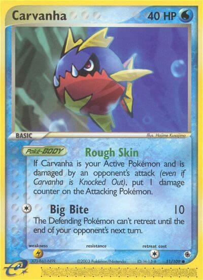 Carvanha - EX Ruby & Sapphire - #51