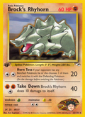 Brock's Rhyhorn - Gym Heroes - #22 (1st Edition)