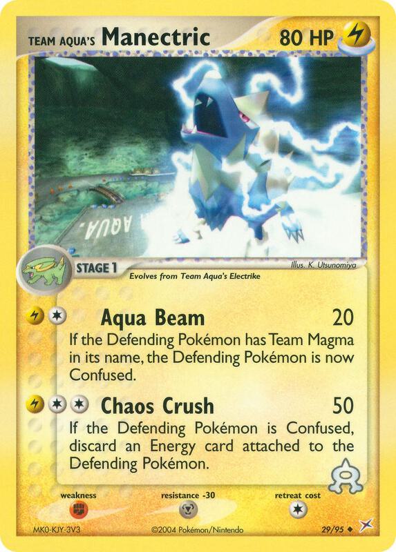 Team Aqua's Manectric - EX Team Magma vs Team Aqua - #29