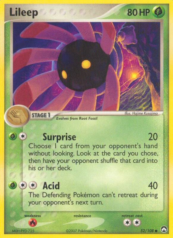 Lileep - EX Power Keepers - #52
