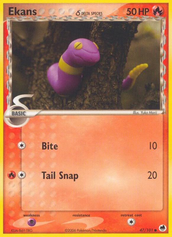 Ekans (Delta Species) - EX Dragon Frontiers - #47