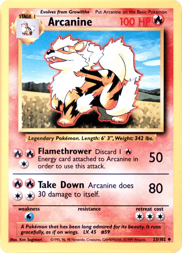 Arcanine - Base Set - #23
