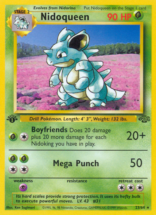 Nidoqueen - Jungle - #23 (1st Edition)