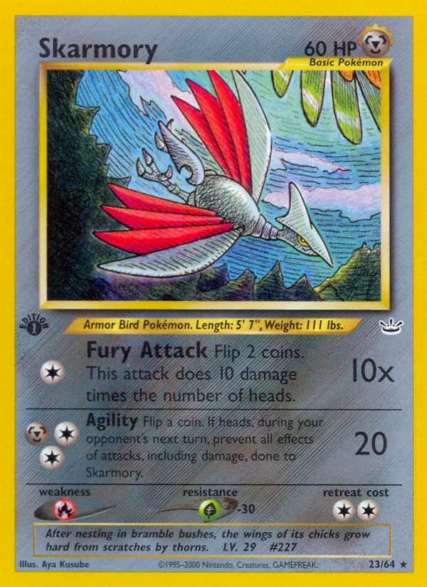 Skarmory - Neo Revelation - #23 (1st Edition)