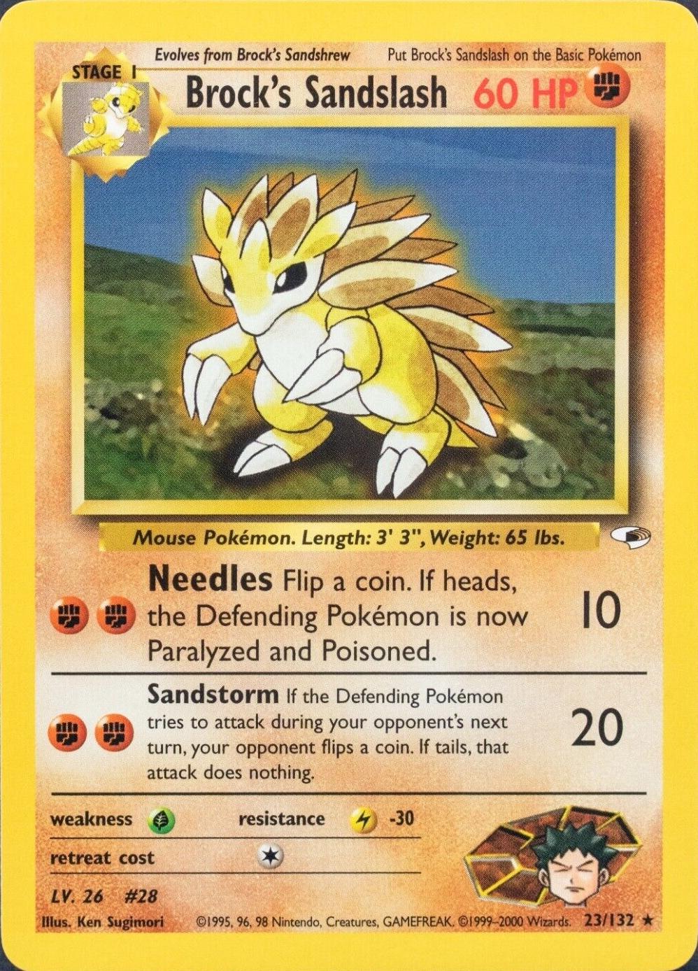 Brock's Sandslash - Gym Heroes - #23