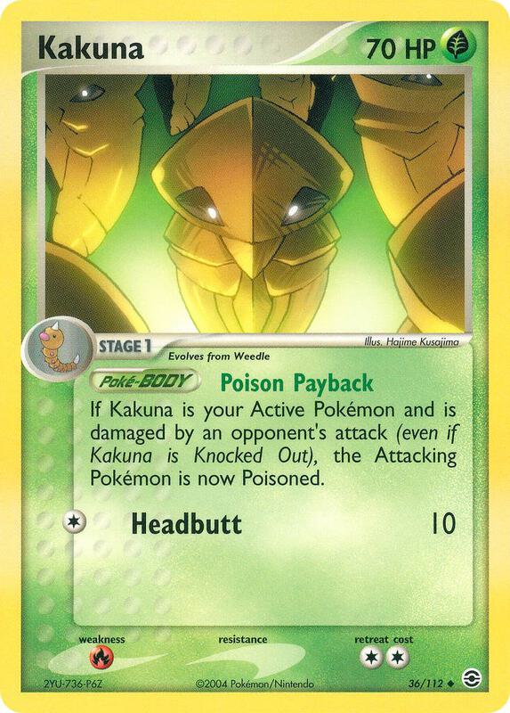 Kakuna - EX FireRed & LeafGreen - #36