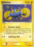 Chinchou - EX Legend Maker - #50