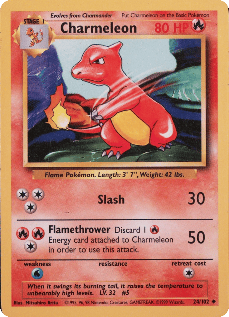 Charmeleon - Base Set - #24