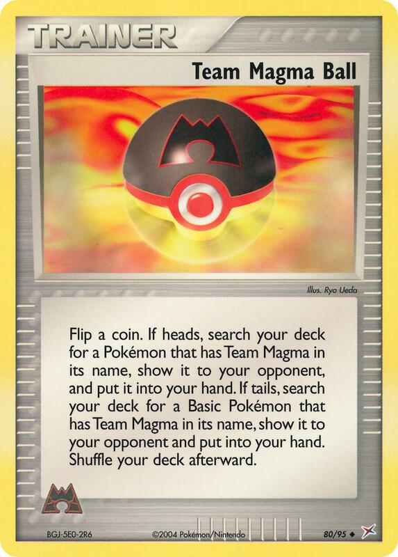Team Magma Ball - EX Team Magma vs Team Aqua - #80