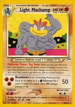 Light Machamp - Neo Destiny - #25