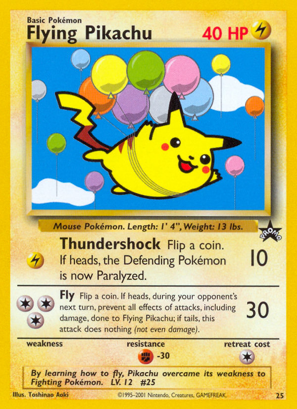 Flying Pikachu - Black Star Promo - #25