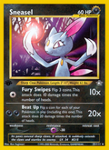 Sneasel - Neo Genesis - #25 (1st Edition)