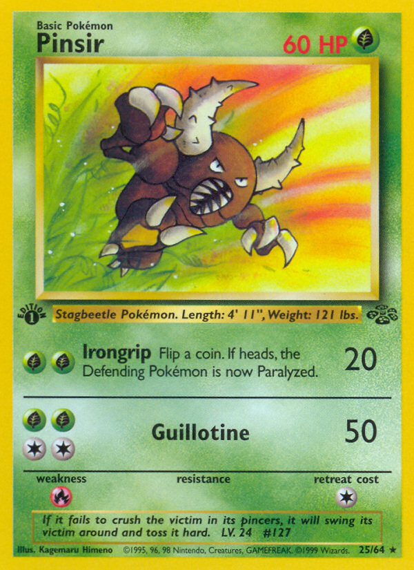 Pinsir - Jungle - #25 (1st Edition)