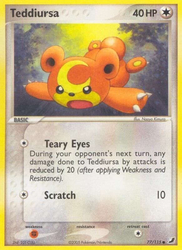 Teddiursa - EX Unseen Forces - #77