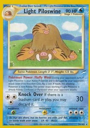 Light Piloswine - Neo Destiny - #26