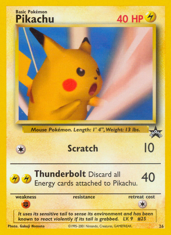 Pikachu - Black Star Promo - #26