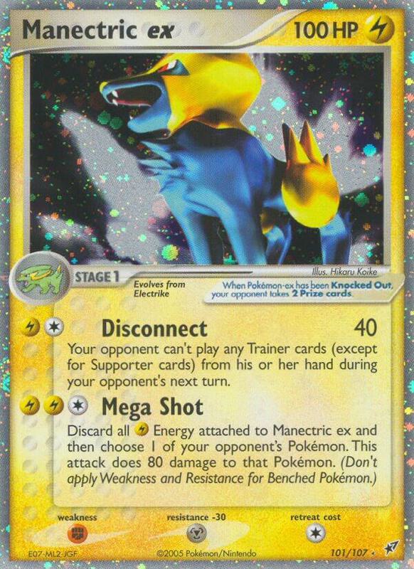 Manectric ex - EX Deoxys - #101