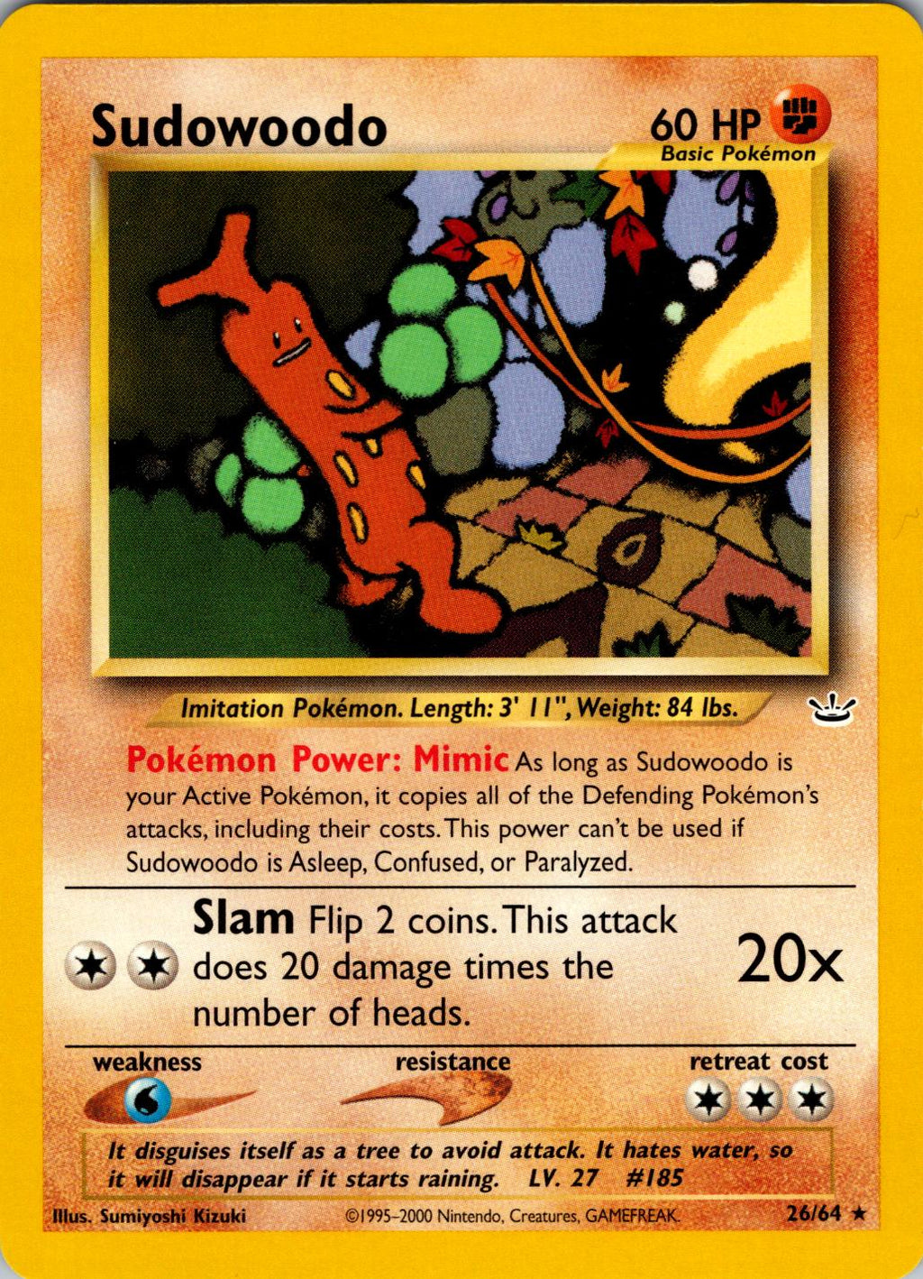 Sudowoodo - Neo Revelation - #26