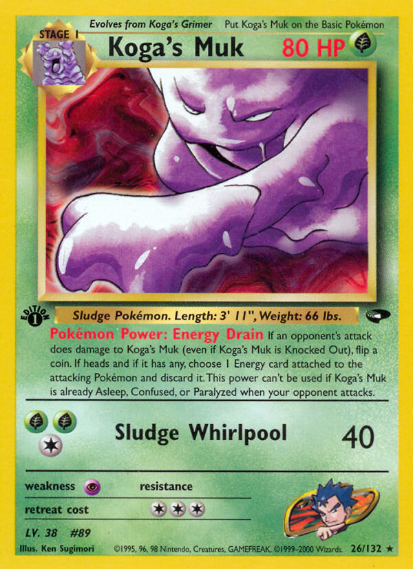 Koga's Muk - Gym Challenge - #26 (1st Edition)