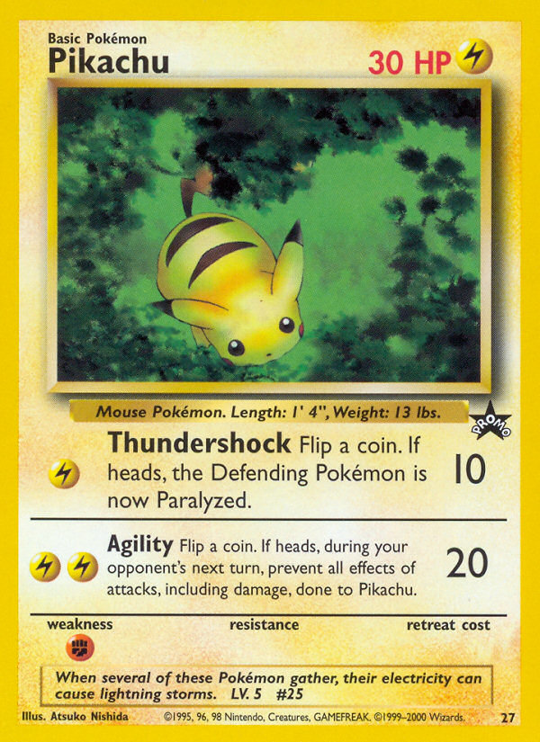 Pikachu - Black Star Promo - #27