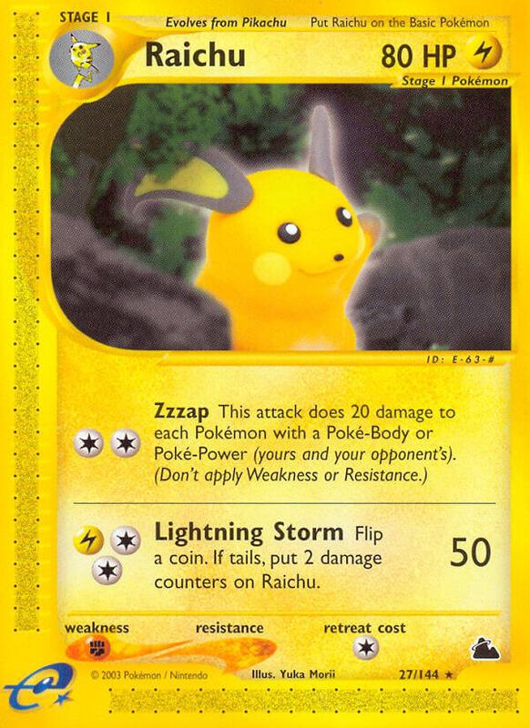 Raichu - Skyridge - #27
