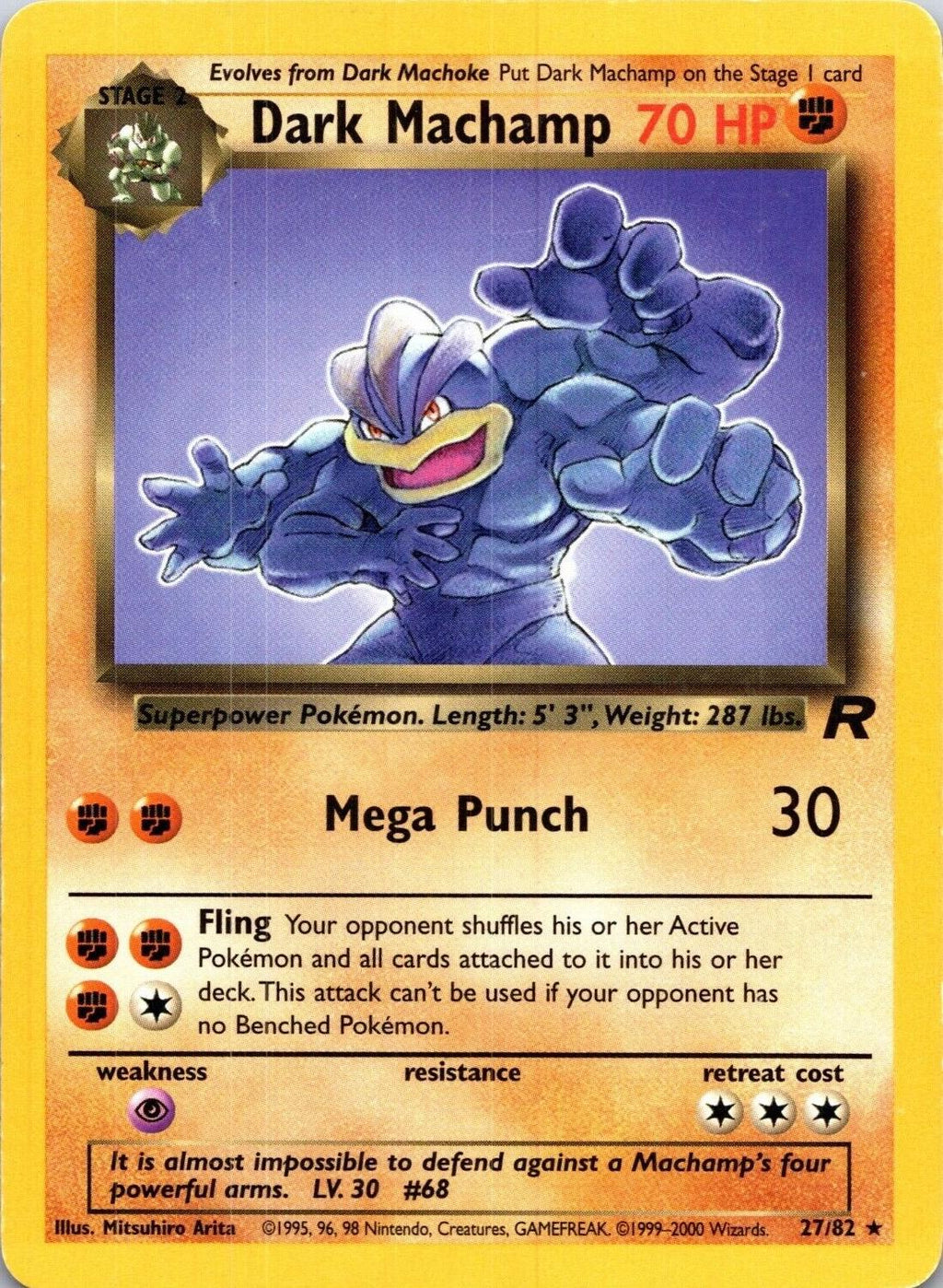 Dark Machamp - Team Rocket - #27