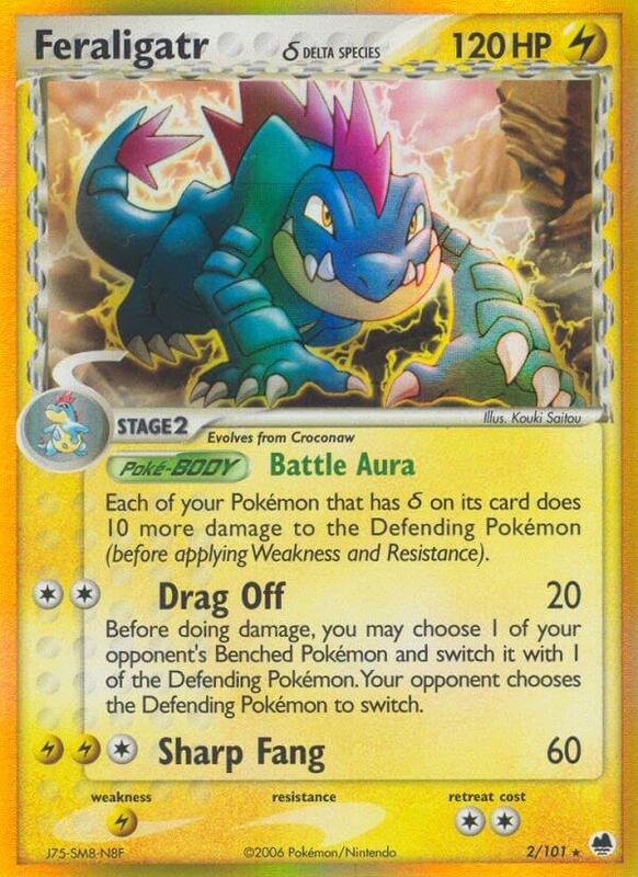 Feraligatr (Delta Species) - EX Dragon Frontiers - #2