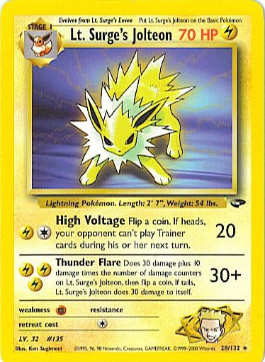 Lt. Surge's Jolteon - Gym Challenge - #28