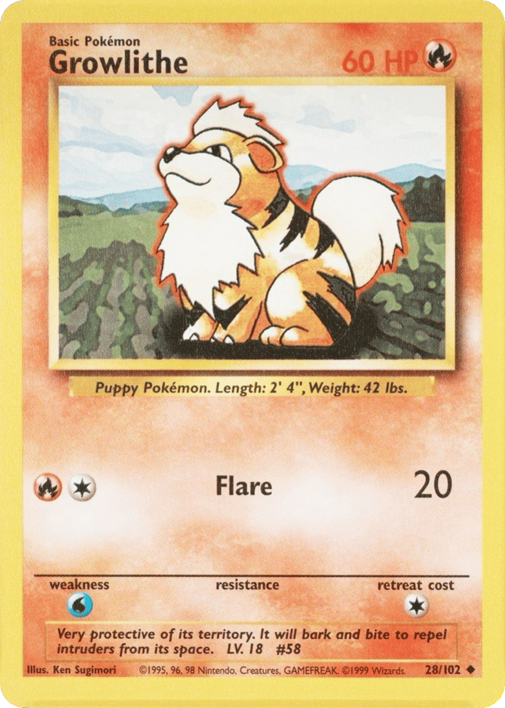 Growlithe - Base Set - #28