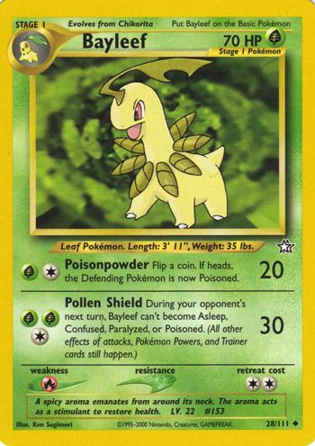 Bayleef - Neo Genesis - #28