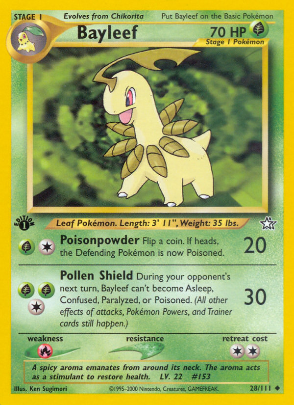 Bayleef - Neo Genesis - #28 (1st Edition)