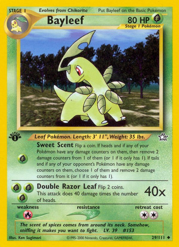 Bayleef - Neo Genesis - #29 (1st Edition)