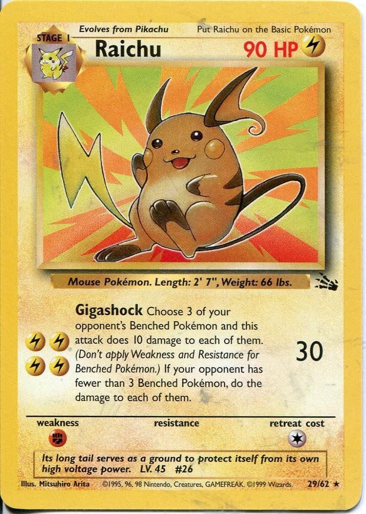 Raichu - Fossil - #29