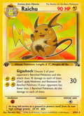 Raichu - Fossil - #29 (1st Edition)