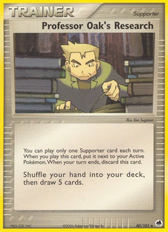Professor Oak's Research - EX Dragon Frontiers - #80