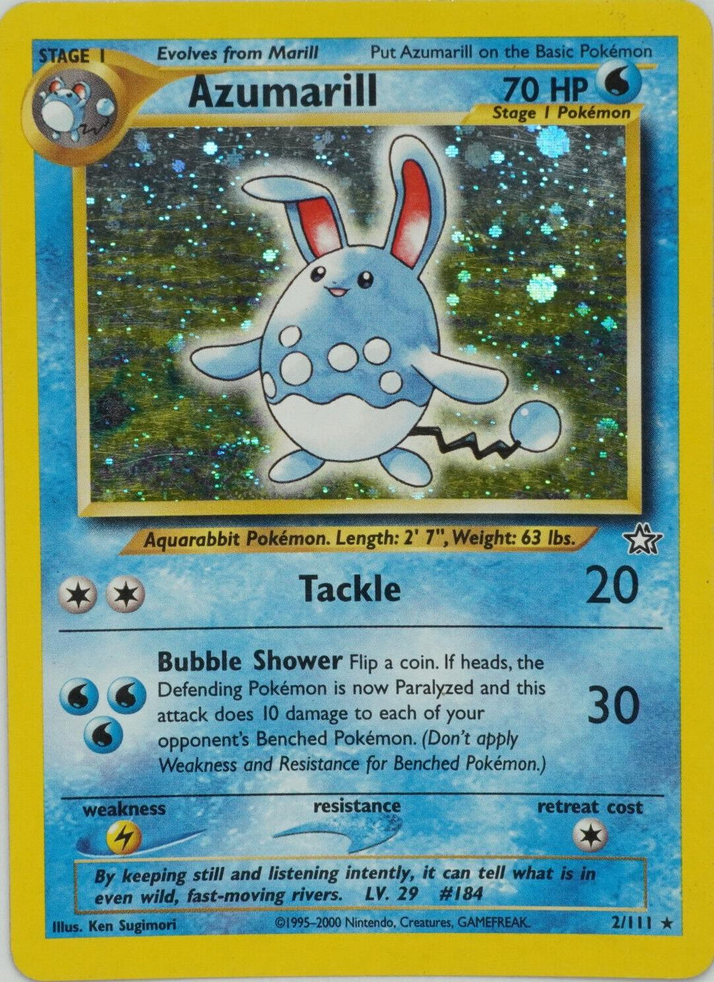 Azumarill - Neo Genesis - #2