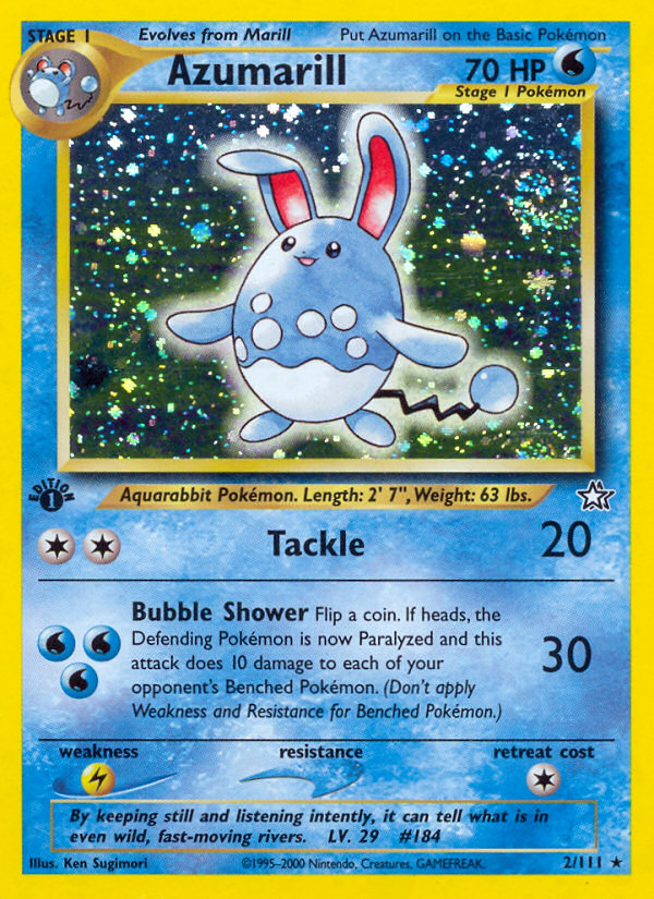 Azumarill - Neo Genesis - #2 (1st Edition)