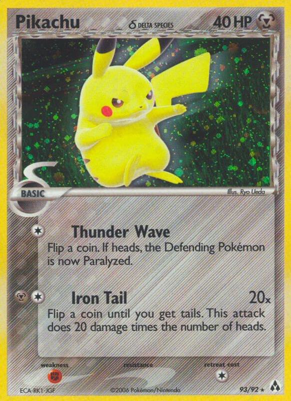 Pikachu (Delta Species) - EX Legend Maker - #93