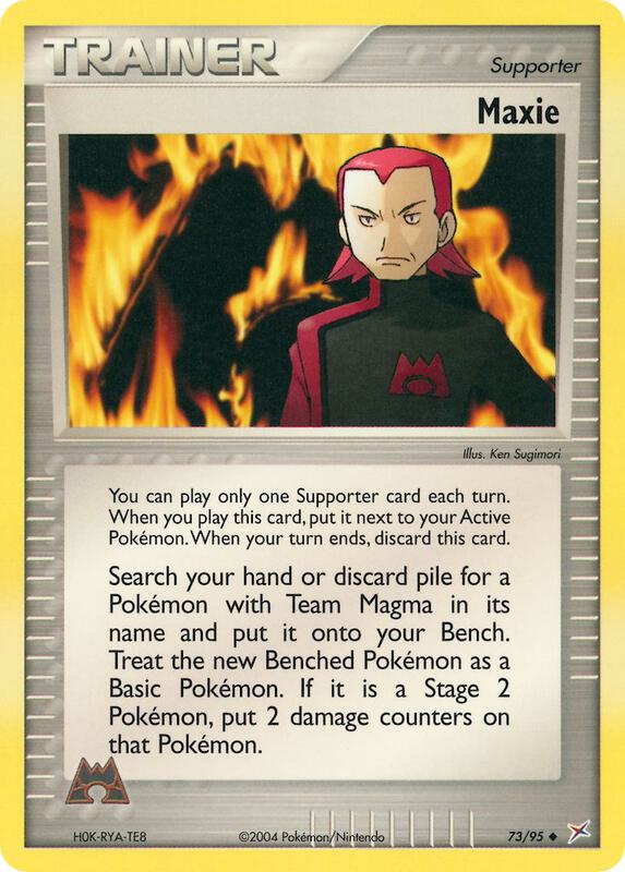 Maxie - EX Team Magma vs Team Aqua - #73