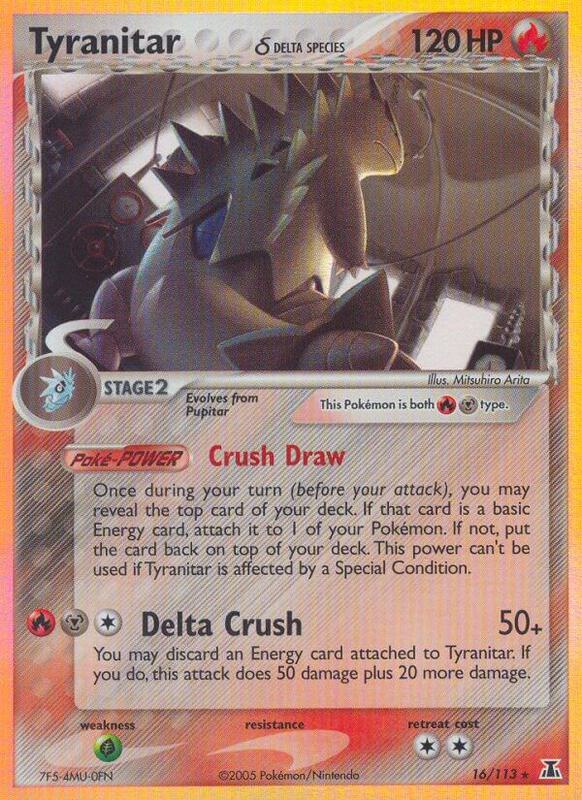 Tyranitar (Delta Species) - EX Delta Species - #16
