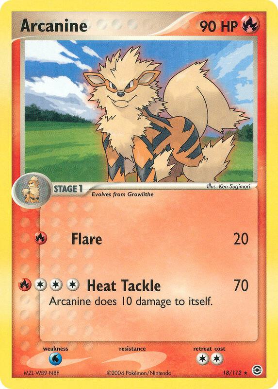 Arcanine - EX FireRed & LeafGreen - #18